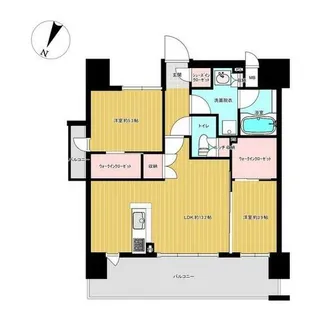 ネストピア博多グランドステージⅡ【1104号室】の間取り