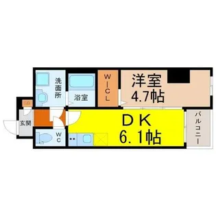 VERITAS SHIRAKANE【3階】の間取り