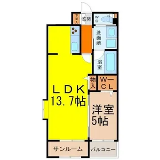 あいさきがけ【11階】の間取り