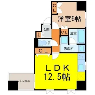 RINASCERE(リナッシェレ)【7階】の間取り