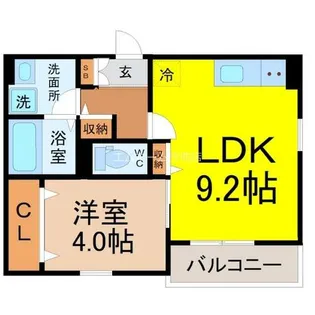 Anecis桜山西【2階】の間取り