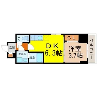 エスリードレジデンス東別院マークス【15階】の間取り