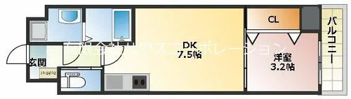 ヌー武庫川駅前【9階】の間取り