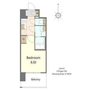 大阪府東大阪市長田中4丁目【マンション】の間取り
