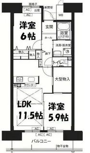 アーバンラフレ鶴舞公園 1号棟【10階】の間取り
