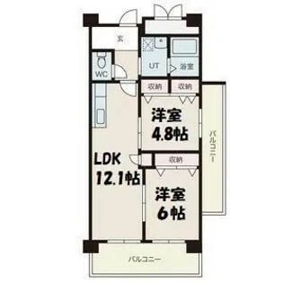 サンコート八事1棟【1階】の間取り