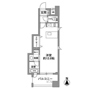 大阪府大阪市北区西天満5丁目【マンション】の間取り