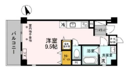 サクシード姫路駅南【4階】の間取り