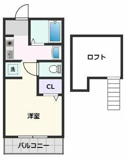ルミナス岸部【5階】の間取り