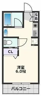 ルミナス岸部【4階】の間取り