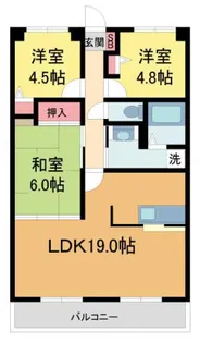 第二寿楽アビタシオン【2階】の間取り