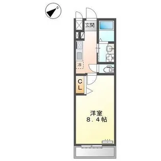 ステラコート【202号室】の間取り