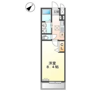 ステラコート【205号室】の間取り