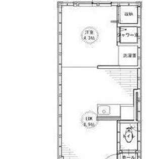 カサデューク平岸53.55.56【53-302号室】の間取り
