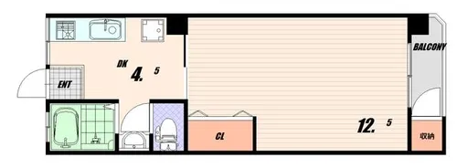 白川台マンション【3階】の間取り