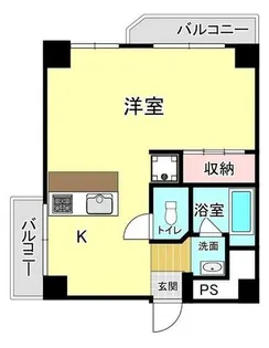 明和ビル【4階】の間取り