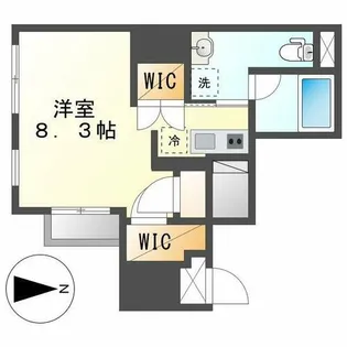 コンフォートささしまライブ【2階】の間取り