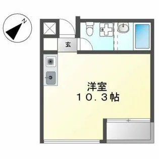 BAUWERK(バウベルク)【7階】の間取り