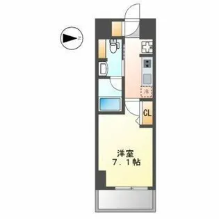 ルネフラッツ浄心【2階】の間取り