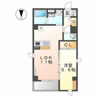 センチュリーハイツ金城【4階】の間取り