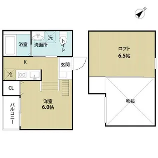 ラ・シャンスⅡ【1階】の間取り