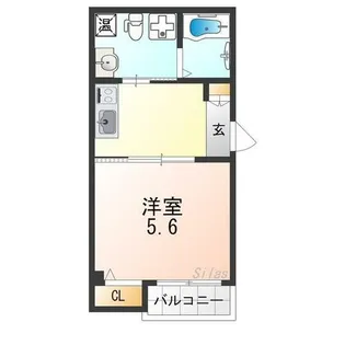 With@白鷺【2階】の間取り