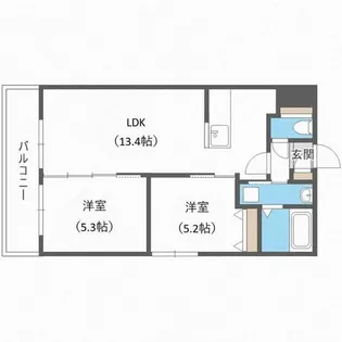 Saint-Julien【2階】の間取り