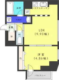 F022円山【5階】の間取り