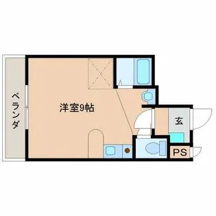 オリエンタル朝日ヶ丘【307号室】の間取り