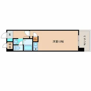 オリエンタル黄金【203号室】の間取り