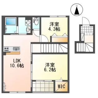 フォレストヴィラIII【2階】の間取り