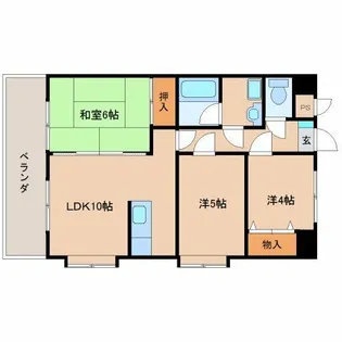 鷹ノ巣センチュリー21【903号室】の間取り