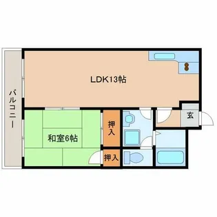 安部山公園センチュリー21弐番館【403号室】の間取り