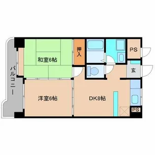 オリエンタル小倉南弐番館【301号室】の間取り