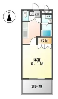 フォンティーヌ【1階】の間取り