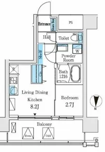 エル・セレーノ新大阪北【11階】の間取り
