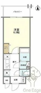 オルフェア北梅田【7階】の間取り