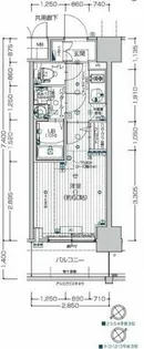 エスリード ザ・グラン大阪ノース【6階】の間取り