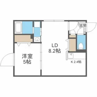 Posh桑園【1階】の間取り