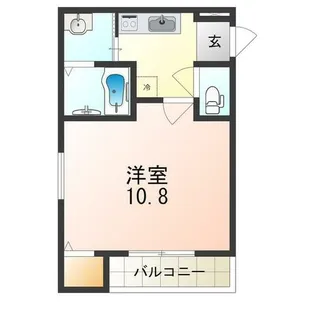 大阪府大阪市平野区長吉長原3丁目【アパート】の間取り