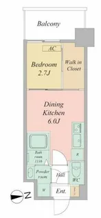 セレニテ新大阪エクラ【9階】の間取り