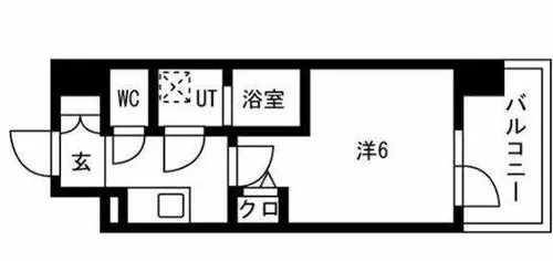エスリードレジデンス大阪福島シティスクエア【2階】の間取り