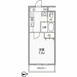 A・City柴田本通【503号室】の間取り