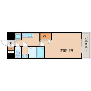 グランカリテ神戸ハーバーランド前【2階】の間取り