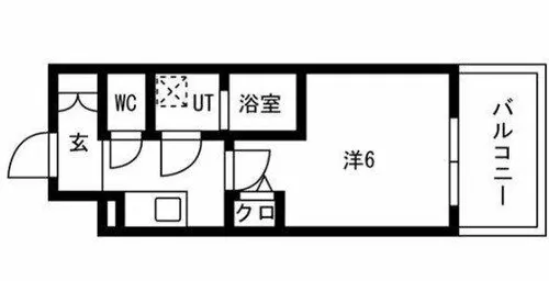 エスリードレジデンス大阪福島シティスクエア【4階】の間取り