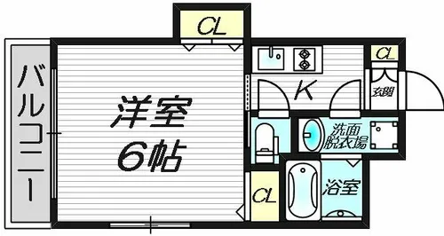 マロット天神橋【11階】の間取り