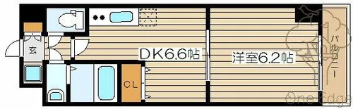 Gramercy Juso-higashi 2nd【8階】の間取り