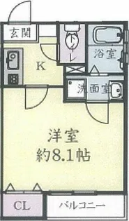 リブレア豊 B棟【2階】の間取り
