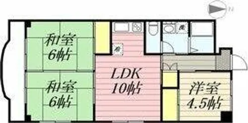 プレズ名古屋入場【405号室】の間取り