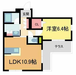 Shamaison Blanche 岡本【301号室】の間取り